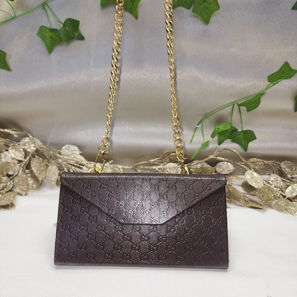 Authentic Gucci Sunglass Case Upcycled Crossbody Pouch - Picture 5 of 16